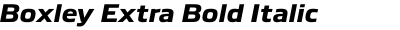 Boxley Extra Bold Italic